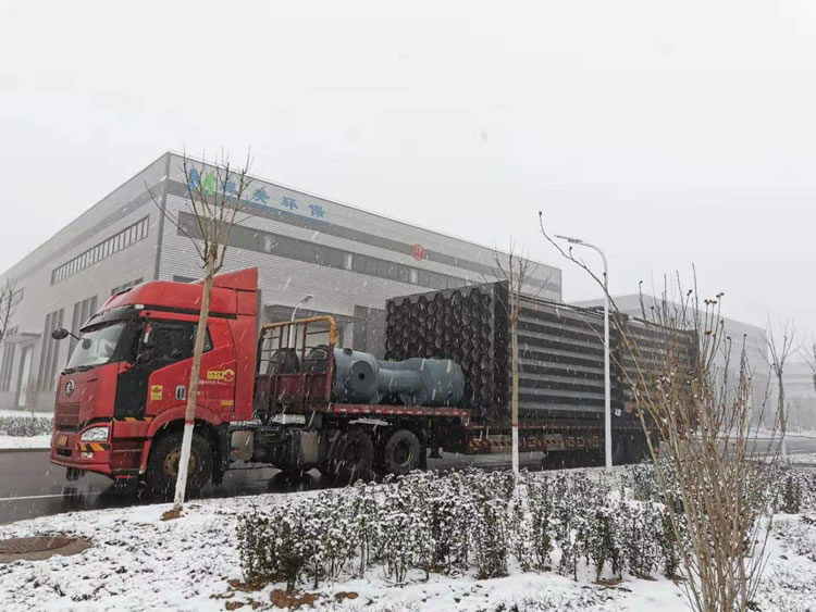 冒風(fēng)雪、戰(zhàn)嚴(yán)寒，2020新年伊始濕電除塵器發(fā)貨貴州