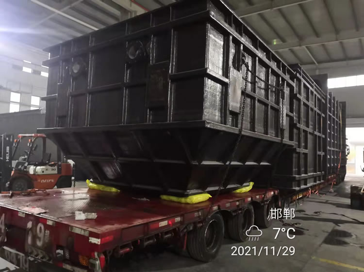 5W氣量危險(xiǎn)廢物處置濕式電除塵器殼體及陽極系統(tǒng)發(fā)貨