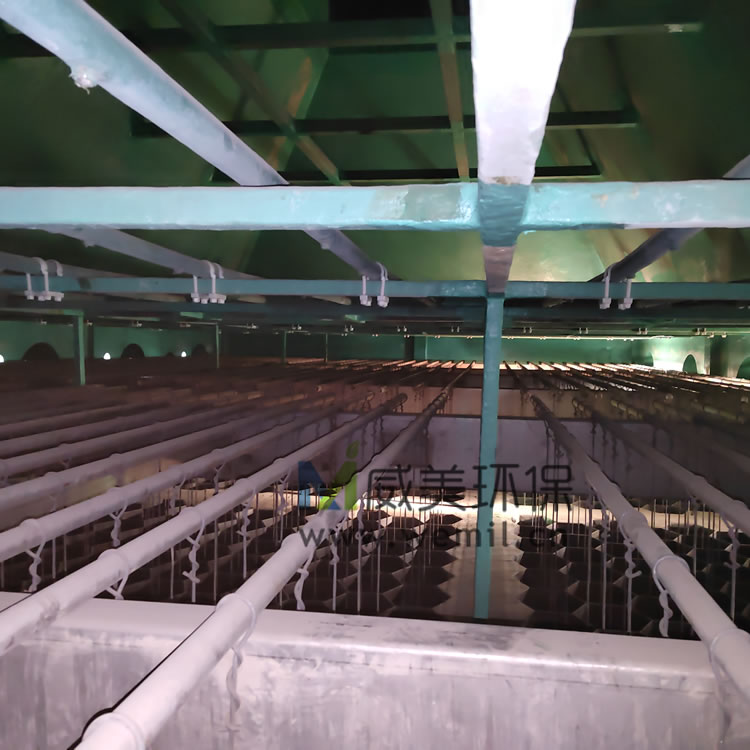 黃磷水淬渣、渣汽處理工序配套靜電除霧器內(nèi)部